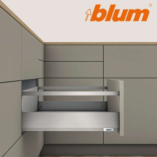 BLUM  - Merivobox - sada výška E-reling - Blumotion - 40kg - SIVÁ MATNÁ