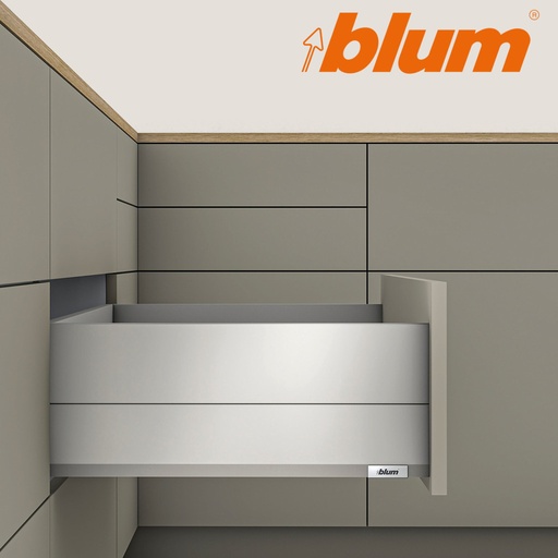 BLUM - Merivobox - sada výška  E - BOXCAP - Blumotion - 40kg - SIVÁ MATNÁ