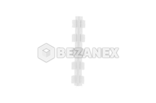 [1218341] SISO dvojstranná spojka 90mm bielý 