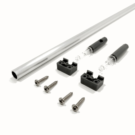 [02VBP018] ML SYSTEM - PUSH to OPEN - VIVABOX na 18mm DTD /H86mm/ Biela - 3D - 1set 