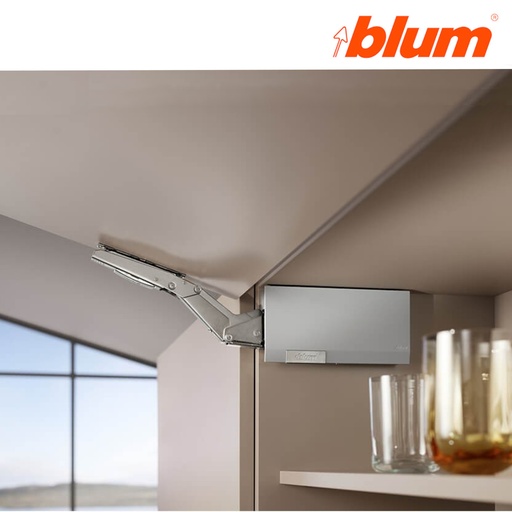 BLUM - AVENTOS HK TOP - KOMPLET SET - sada - Sivá - na plné dvere s tlmením (kópia)