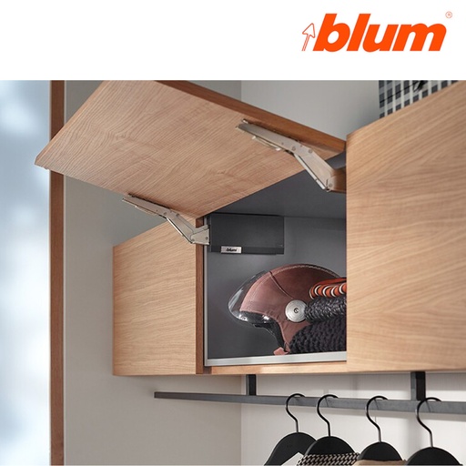 BLUM - AVENTOS HK TOP - KOMPLET SET - sada - TMAVOSIVÁ - na plné dvere s tlmením