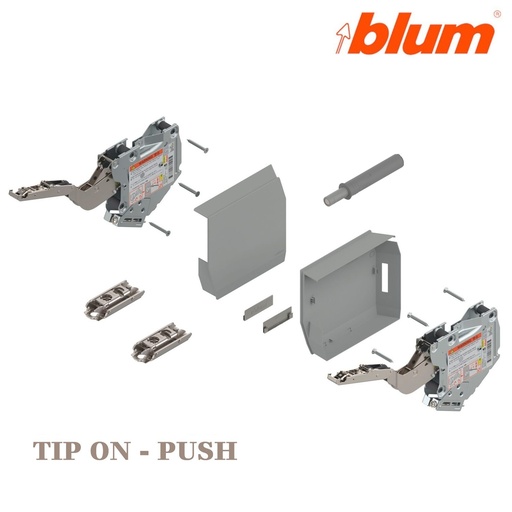   BLUM AVENTOS HK-S - sada -  SVETLO SIVÝ - Push to Open - TIP ON - Sila C / Sila E