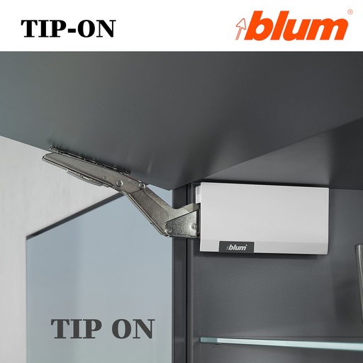 BLUM - AVENTOS HK TOP - KOMPLET SET - sada - BIELA - na plné dvere - TIP ON 