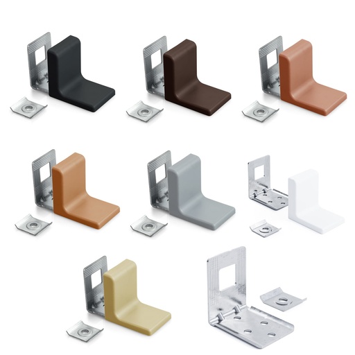 Rektifikačné kovanie s krytkou /zvolte si farbu/