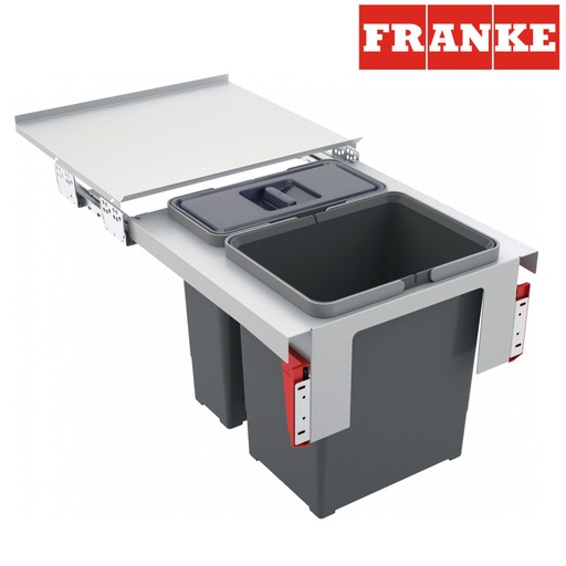 [1116801] Smetný kôš FRANKE GARBO do 450´/1x12L+1x18L/ - 45-2