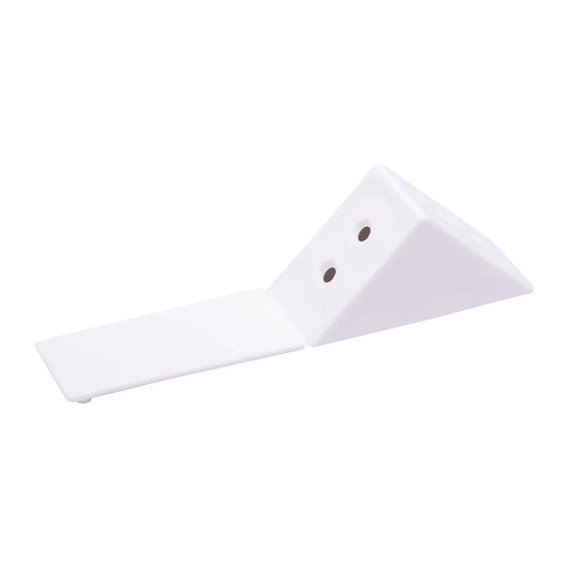 [1300439] Plastový držiak police veľký 01 biela