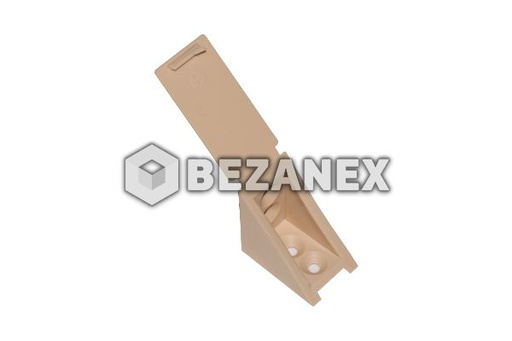 [1300437] Plastový držiak police veľký 03 breza