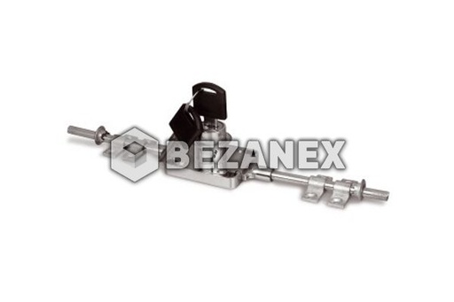 [1400107] Zámok dvojcestný lesklý chróm