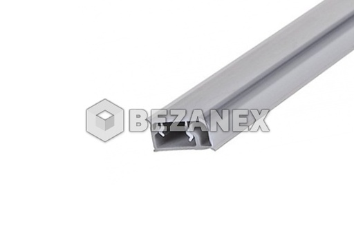 [1508412] L11 -  Vodná lišta  - obdĺžnik brúsený hliník /4m/