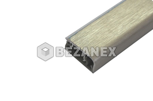 [1507484] L11 -  Vodná lišta  - obdĺžnik nerez brúsený /4m/