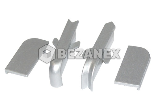 [1507485] L11 - Sada koncoviek-  hliník natural