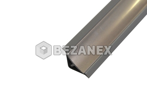 [1506805] L15/B -  Vodná lišta - nerez /3m/