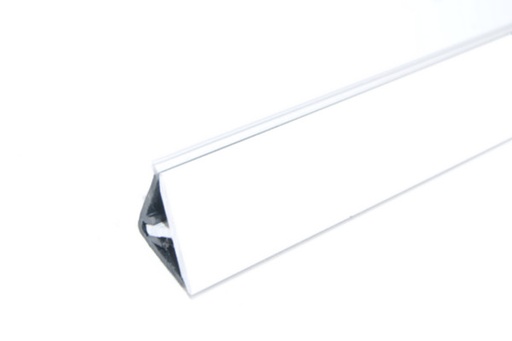 [1510985] L20  Bielý - Vodná lišta - malá biela /4m/