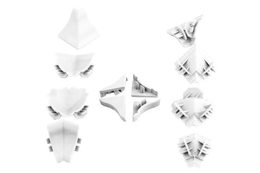 [1510123] SLIM - sada elementov - biela , set                      