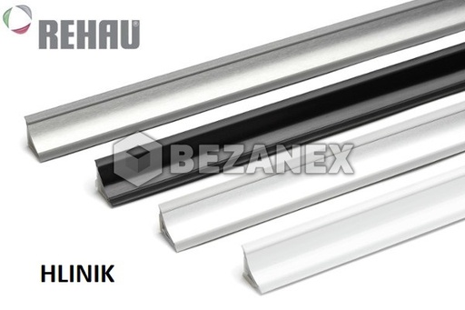 [1503128] SLIM - vodná lišta malá nalepovacia - hliník, 1m         