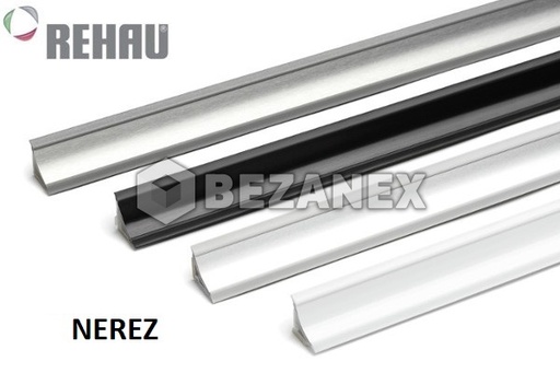 [1503129] SLIM - vodná lišta malá nalepovacia - nerez, 1m          