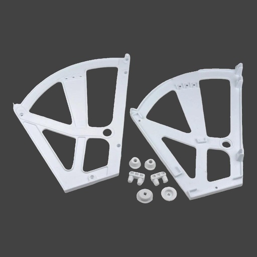 [1616331] Botníkový - sklop biely 2-dielny HETTICH