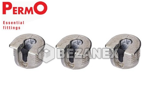 [1711750] Permo Itali - Excenter nikel - kovový /20x12,5x16mm/