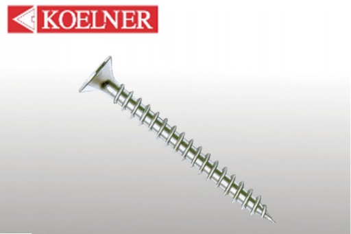 [1710429] KOELNER vrut do dreva 4 x60 bal /cena za 1000ks/biely