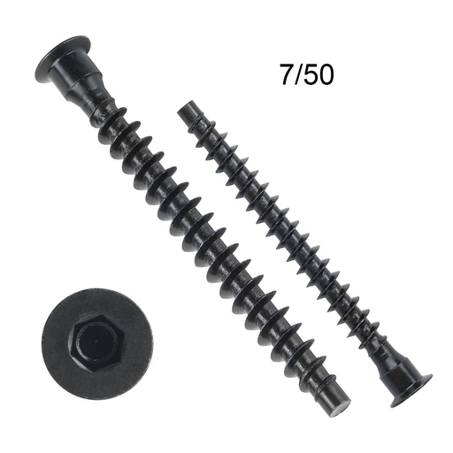 [1719518] Konfirmát  7x50 /cena za 100ks/ ČIERNE                    