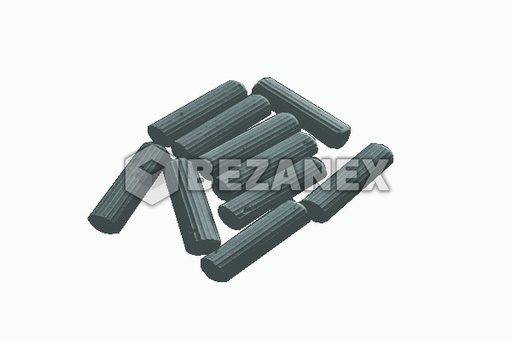 [1711353] Kolík plastový čierný 8x30 bal po 500ks                   