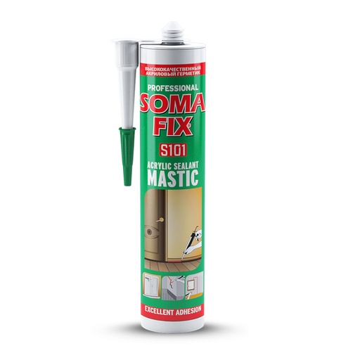 [1837366] SOMAFIX - Akrylový tmel, 310 ml biely - S101              