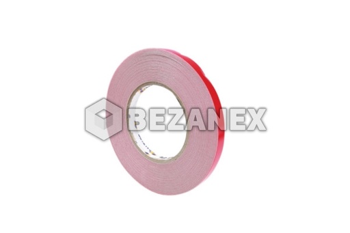 [2006315] Páska obojstranná / tenká biela 19mm-5m kotúč /