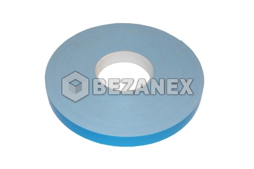 [2003275] Páska obojstranná / tenká biela 25mm-60m kotúč/