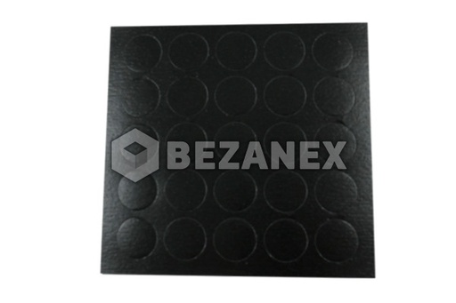 [2012260] Krytka nalepovacia - malá  13´ - 008 čierna, plát         