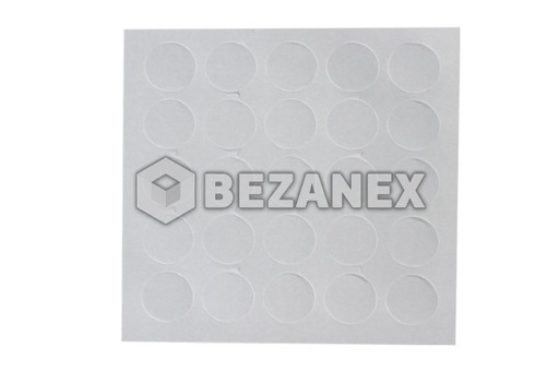 [2012156] Krytka nalepovacia - malá  13´ - 010 šedá, plát           