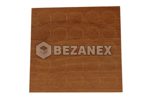 [2012254] Krytka nalepovacia - malá  13´ - 052 orech 722, plát      