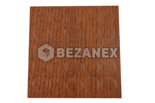 [2012161] Krytka nalepovacia - malá  13´ - 158 gaštan, plát         