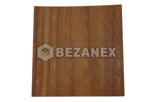 [2012208] Krytka nalepovacia - malá  13´ - 211 orech macchiato, plát