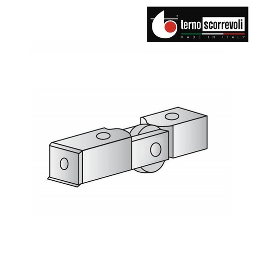 [2208593] TERNO sklo - AL koliesko do dolného profilu