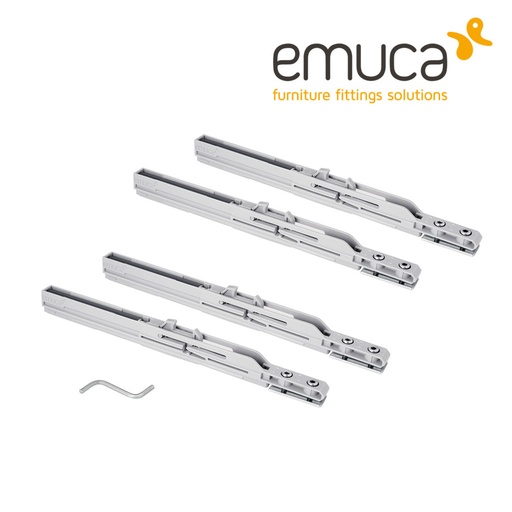 [2216885]  SPACE+ Posuvný systém - tlmič 50kg na dvoje dvere, sada  