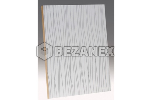 [2408836] AGT SPECIAL - MDF 1211 Black rained whi /18x1220x2800mm/ks