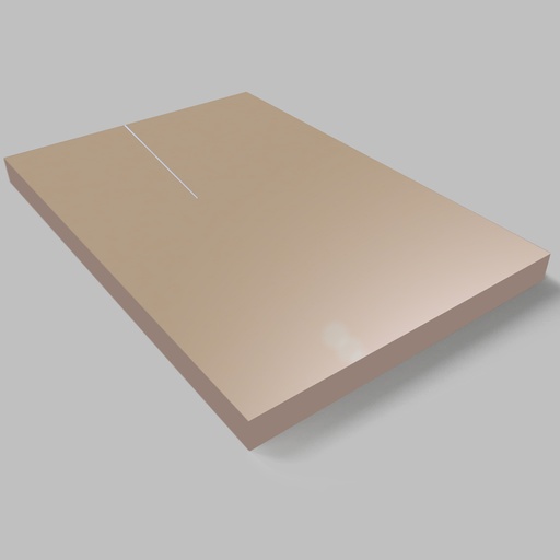 [2412002] Akrylátová MDF Doska - capucci lesk /PVC/ 18x1220x2800mm  