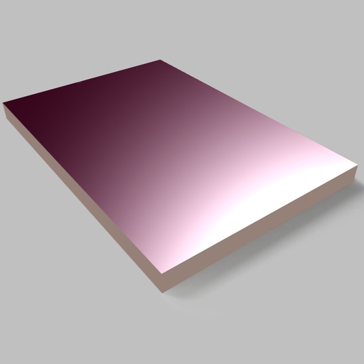 [2409886] Akrylátová MDF Doska - Lesklá - Fialová /PVC/ 18x1220x2800mm 