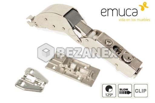 [0110943] Záves s tlmením Cristallo + podložka /KLIP/, ks