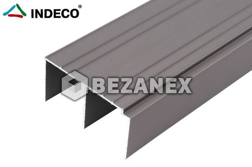 [2502161] Indeco  - dvojkolaj  horná - oliva - AL , 1m              