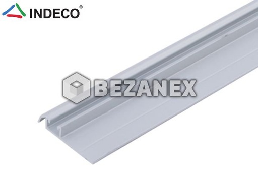 [2501420] Indeco  - jednokolaj  dolná  - striebro - AL ,  1m        