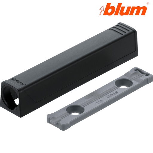 [2915403] BLUM Tip on - push adaptér čierny dlhý /956A1201/               