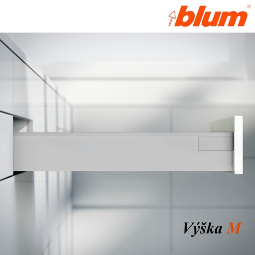 BLUM – ANTARO TOB – Grau – Komplett‑Set – M‑Klasse 30 kg Vollauszug