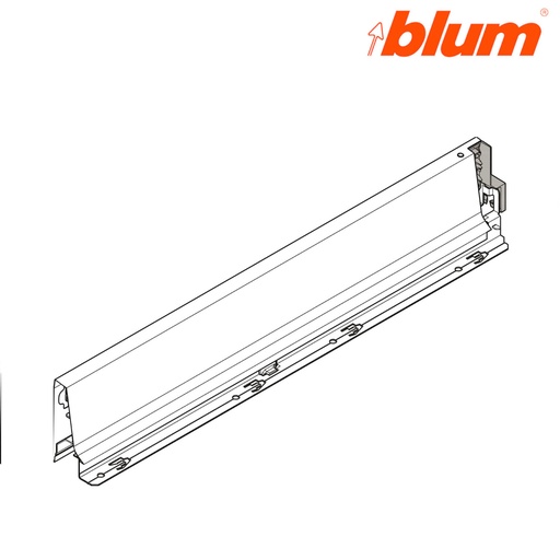 [2925009] BLUM - ANTARO TOB - boky M /bočnice/, 378M5002SA - 500 mm, BIELA 