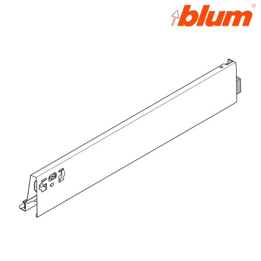 [2925020] BLUM - ANTARO TOB - bok pravý M /bočnica/, 378M5002SA - 500 mm, ŠEDÝ