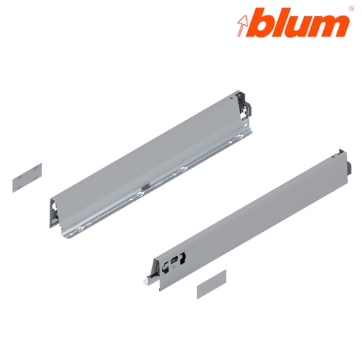 [2925038] BLUM - ANTARO TOB - boky M /sada bočníc/, 378M4002SA - 400 mm, ŠEDÝ
