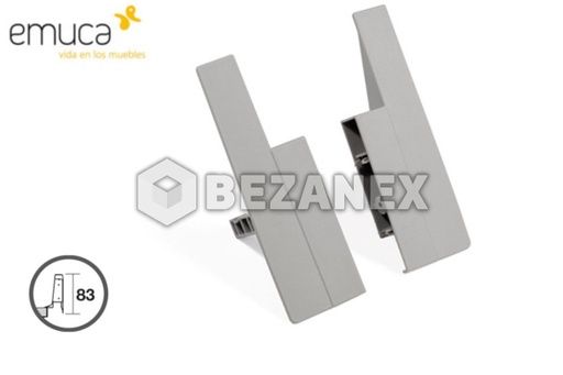 [0209882] MB Box - Vnútorná zásuvka - úchyt čela 141mm šedý 