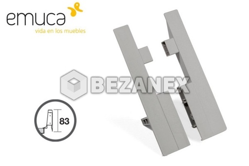 [0209860] MB Box - Vnútorná zásuvka - úchyt čela 204mm biely