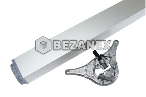 [0300806] Stolová noha  AL  - hranatá /46x46mm/